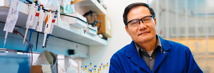 Portrait of UC Santa Cruz Professor of Chemistry & Biochemistry Shaowei Chen