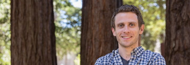 Portrait of UC Santa Cruz Assistant Professor of MCD Biology Joshua Arribere