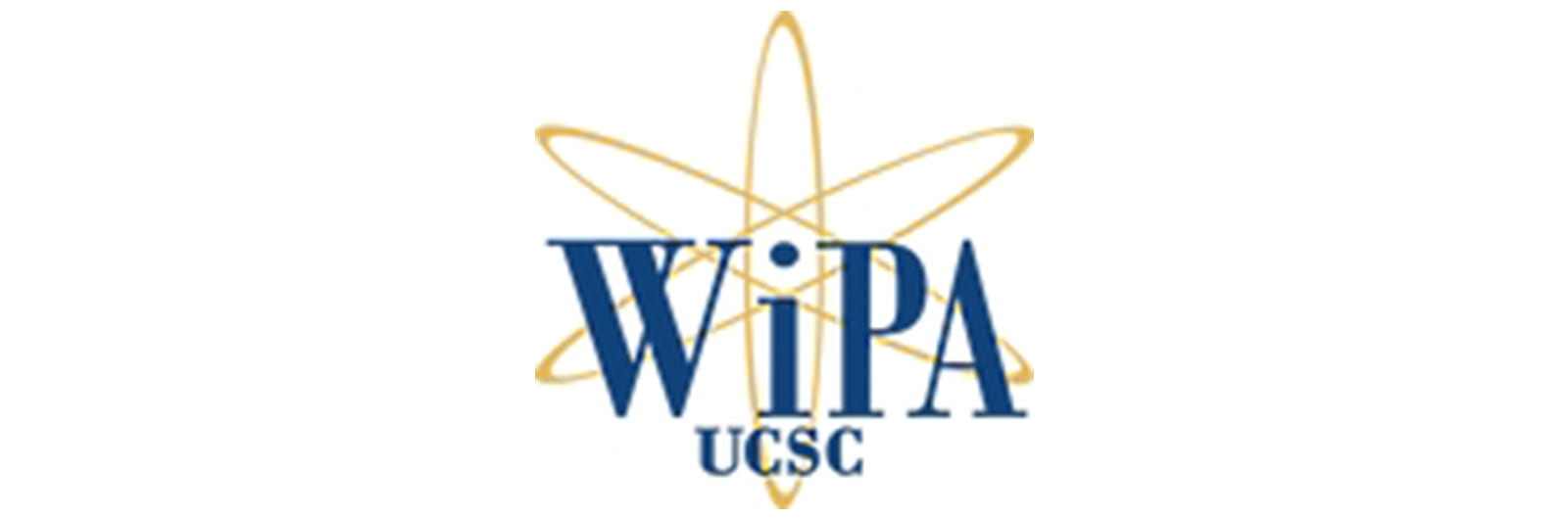 Banner image reads "WiPA UCSC" with the image of an atom in the background.