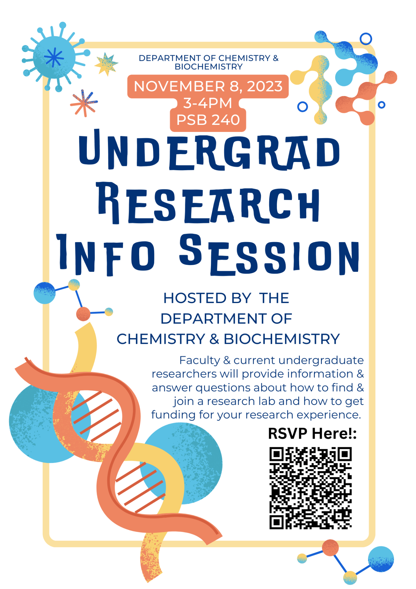 Undergrad Research Info Session Flyer