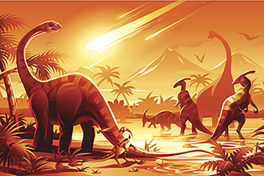 In death of dinosaurs, it was all about the asteroid — not volcanoes