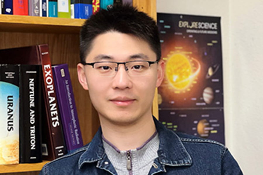Grad student Huazhi Ge wins postdoctoral fellowship for planetary science research