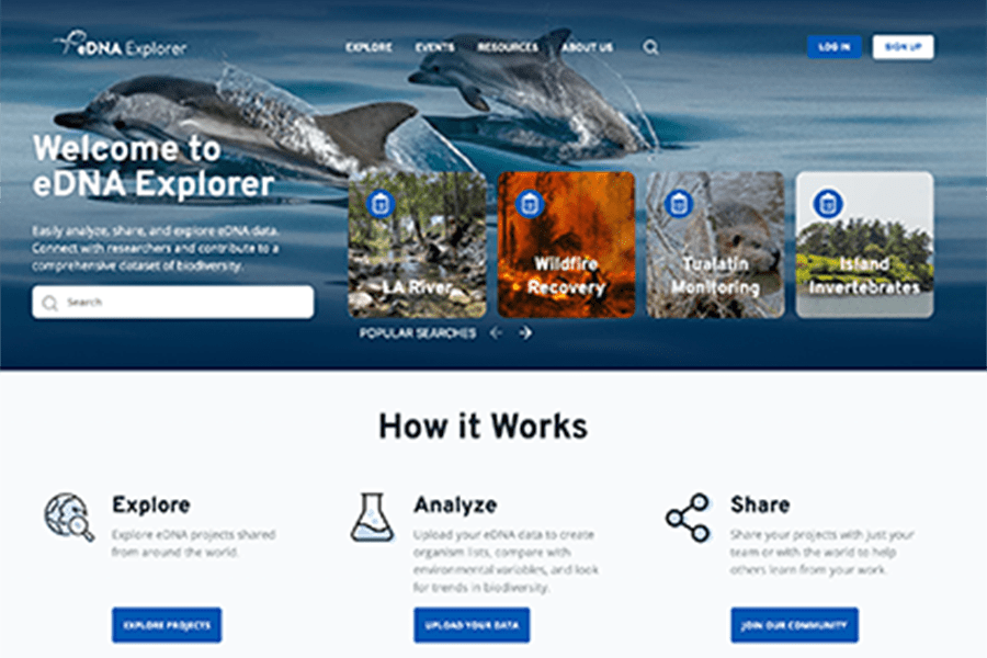 New eDNA Explorer provides a powerful new resource for conservation
